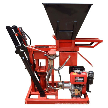 Smallstabilied machine for home business hydraulic Interlocking clay soil brick machine price for building construction in india